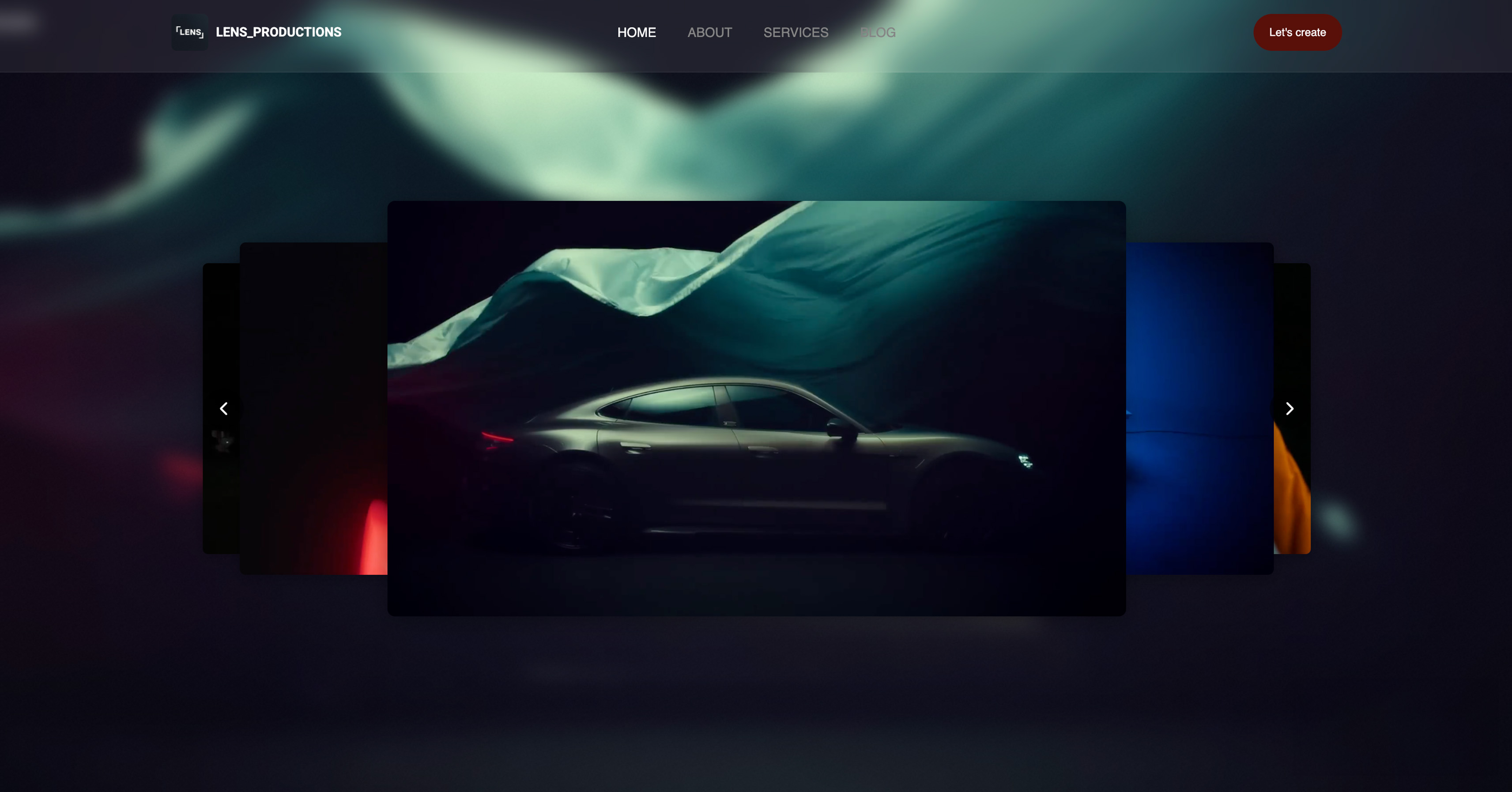 Framekit videographer portfolio with professional video showcase